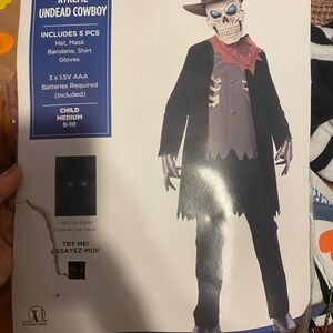 Disguise Skeleton Cowboy Costume - no mask